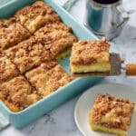 Apple Sour Cream Coffee Cake with Pecan Topping Recipe