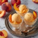 Creamy Peach Sorbet Recipe