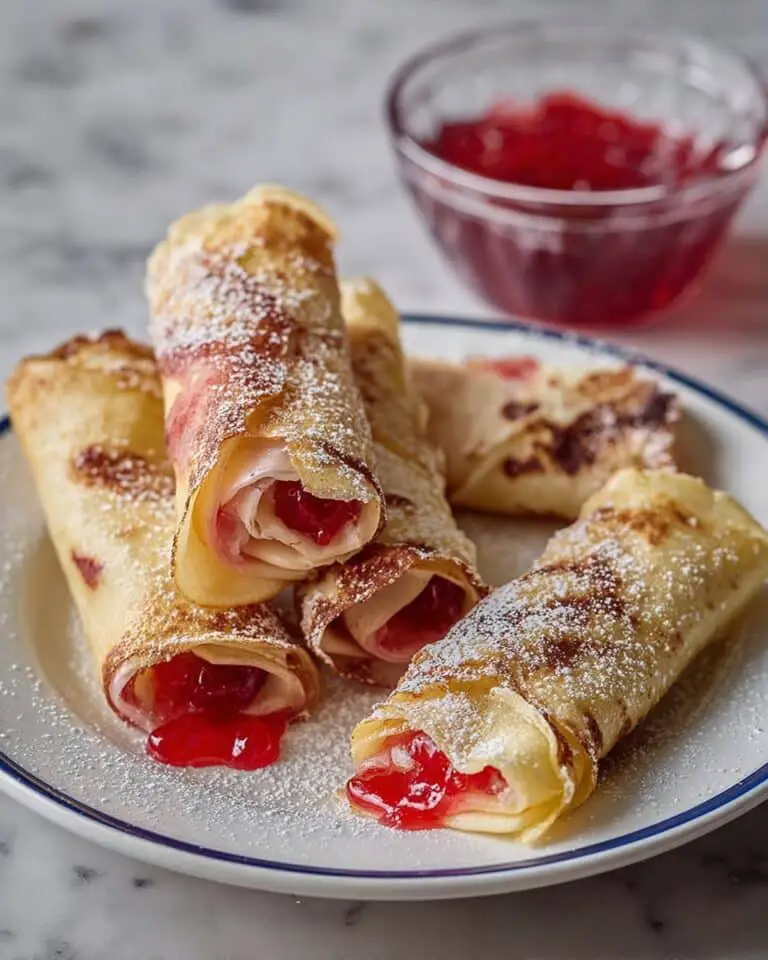 Cheesecake Cherry Egg Rolls Recipe