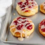 Air Fryer Cherry Fritters Recipe