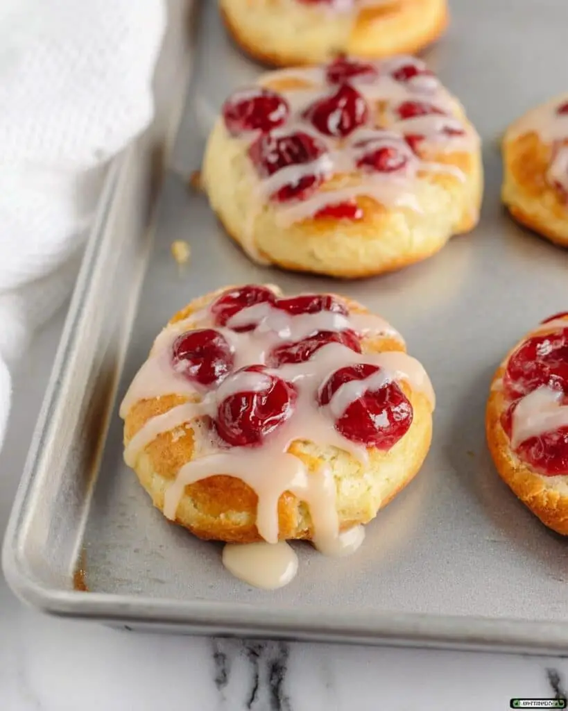 Air Fryer Cherry Fritters Recipe