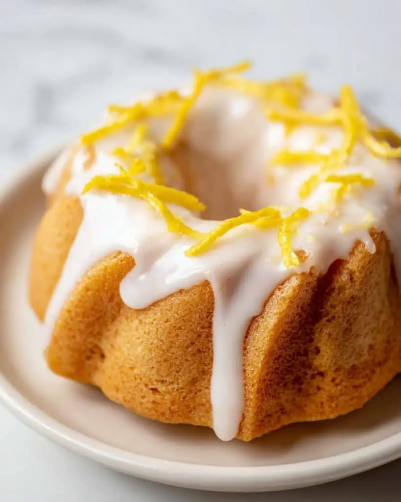 Lemon Mini Bundt Cake Recipe