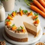 No-Bake Carrot Cake Cheesecake (Vegan & Gluten-Free) Recipe