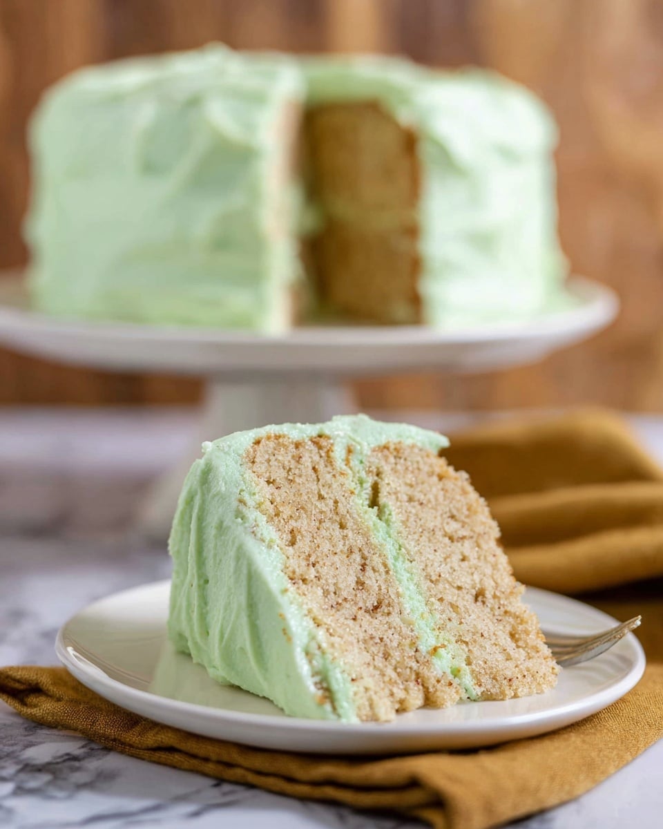 Pistachio Cake with Dream Whip Frosting Recipe
