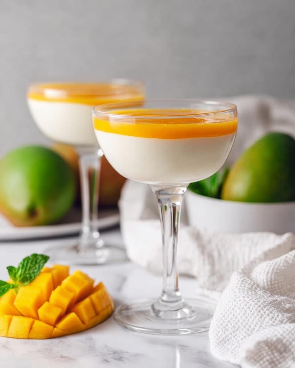 Creamy Mango Panna Cotta Recipe