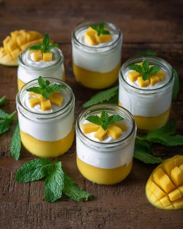 Creamy Mango Dessert with Orange Zest and Whipped Cream Recipe