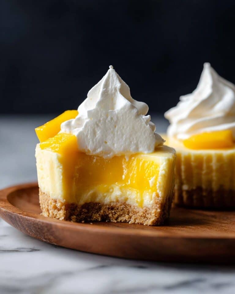 Mini Mango Cheesecakes (Eggless & No Bake) Recipe