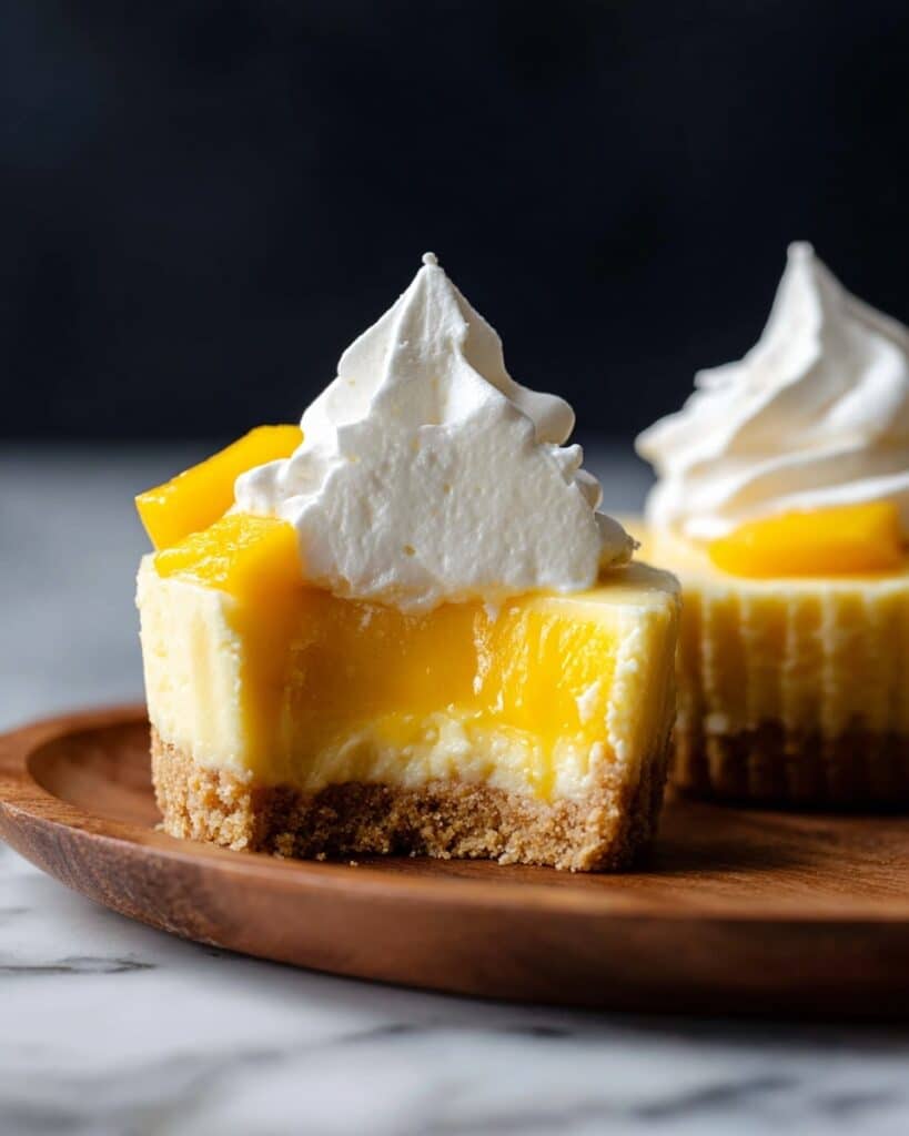 Mini Mango Cheesecakes (Eggless & No Bake) Recipe