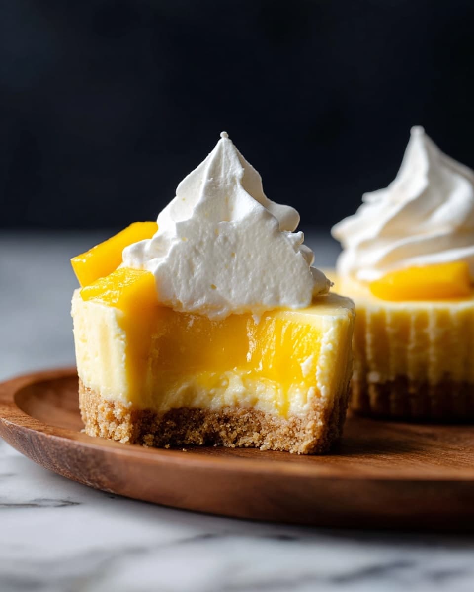 Mini Mango Cheesecakes (Eggless & No Bake) Recipe