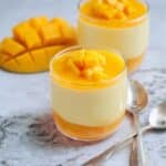 3 Ingredient Mango Mousse (Eggless and Gelatin free) Recipe