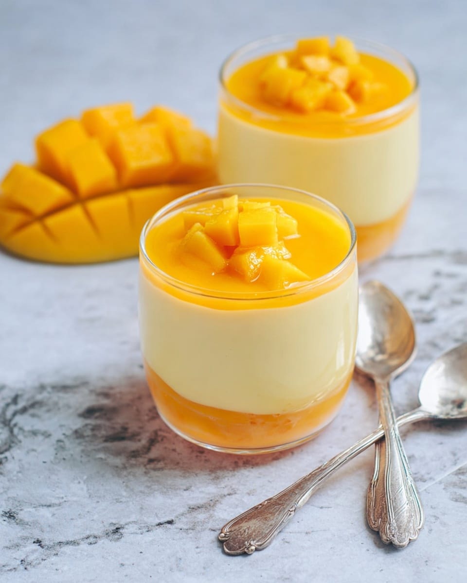 3 Ingredient Mango Mousse (Eggless and Gelatin free) Recipe