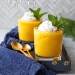 Vegan 4-Ingredient Mango Pudding Recipe