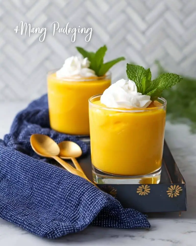 Vegan 4-Ingredient Mango Pudding Recipe