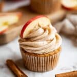 Apple Spice Cupcakes with Cinnamon Buttercream Frosting Recipe