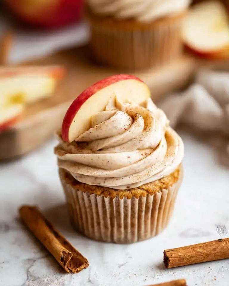 Apple Spice Cupcakes with Cinnamon Buttercream Frosting Recipe