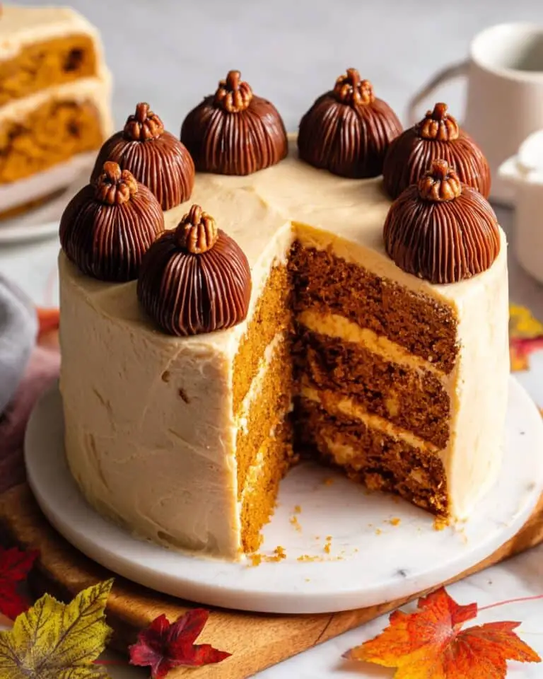 Vegan Pumpkin Cake With Pumpkin Cream Cheese Frosting Recipe