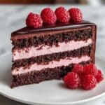Dark Chocolate Raspberry Mousse Cake Recipe