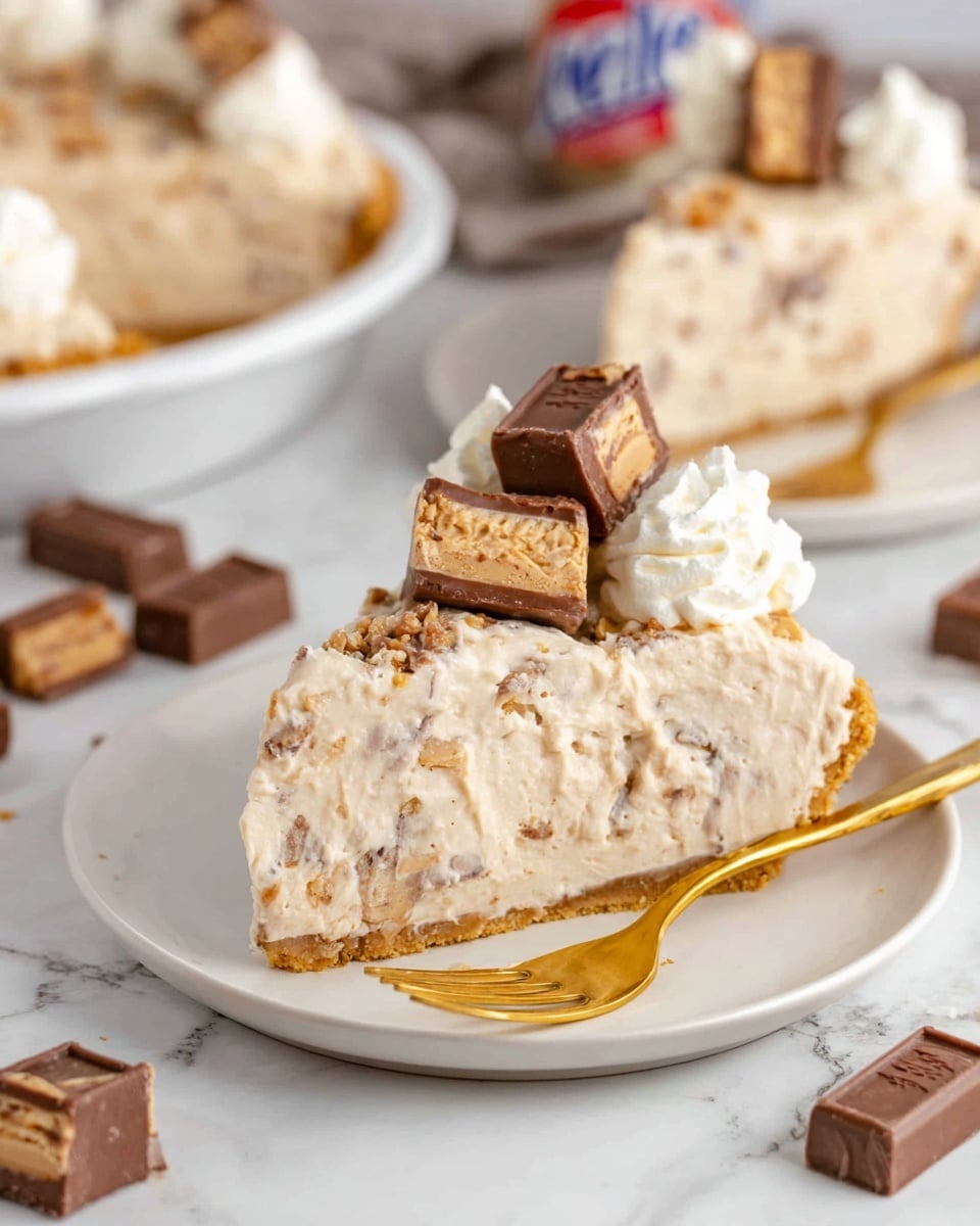 No Bake Snickers Pie Recipe