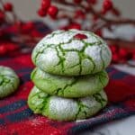 Grinch Crinkle Cookies Recipe