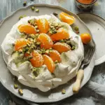 Pavlova with Clementines and Pistachios