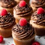 Mocha Nutella Cupcakes with Creamy Nutella Frosting Recipe