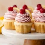 Lemon Raspberry Jam Cupcakes Recipe