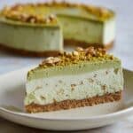 Creamy Pistachio Cheesecake with White Chocolate Ganache Recipe