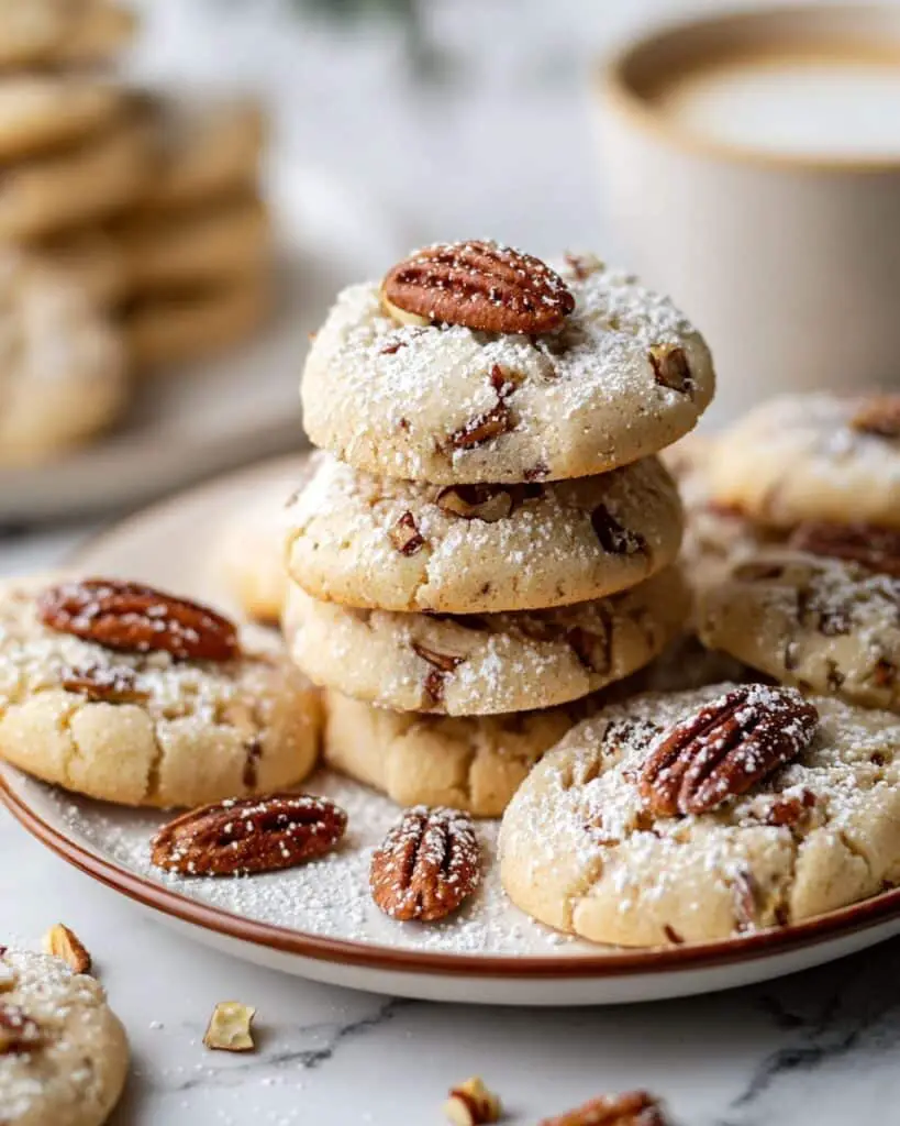 Pecan Shortbread Cookies Recipe