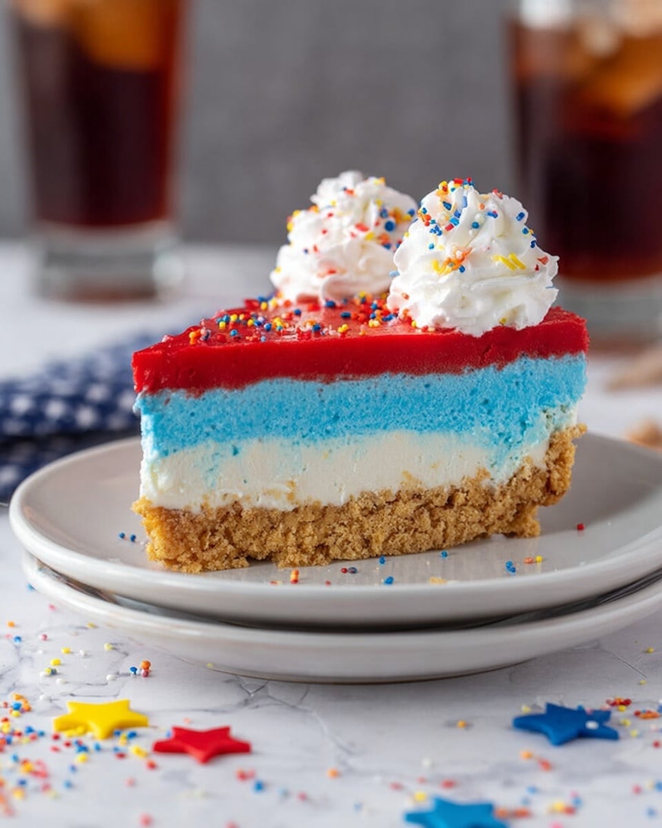 Red, White, and Blue Cheesecake Recipe