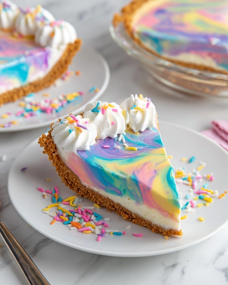 Swirl Easter Cheesecake Pie Recipe