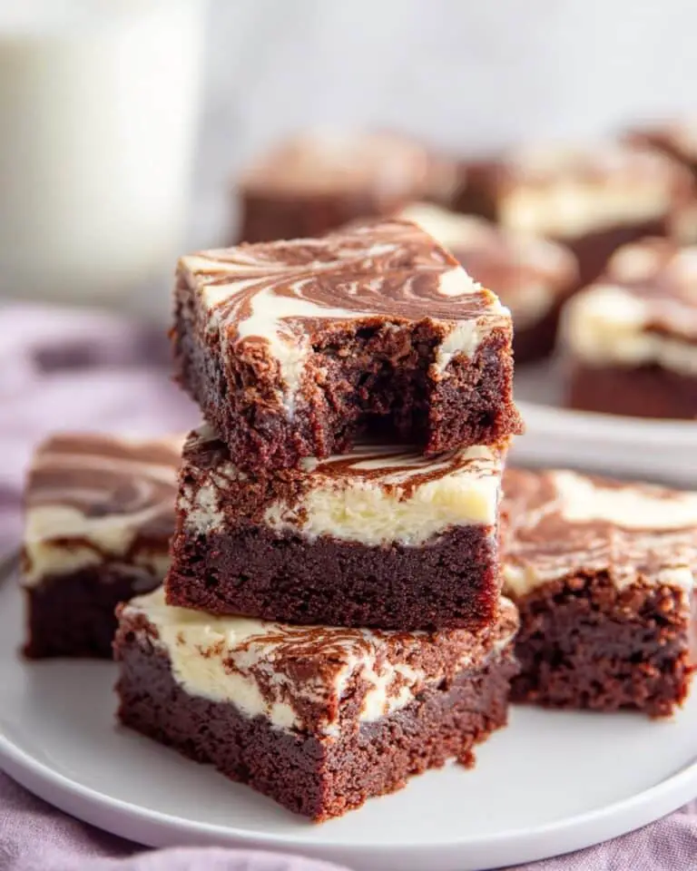 Cream Cheese Swirled Brownies Recipe