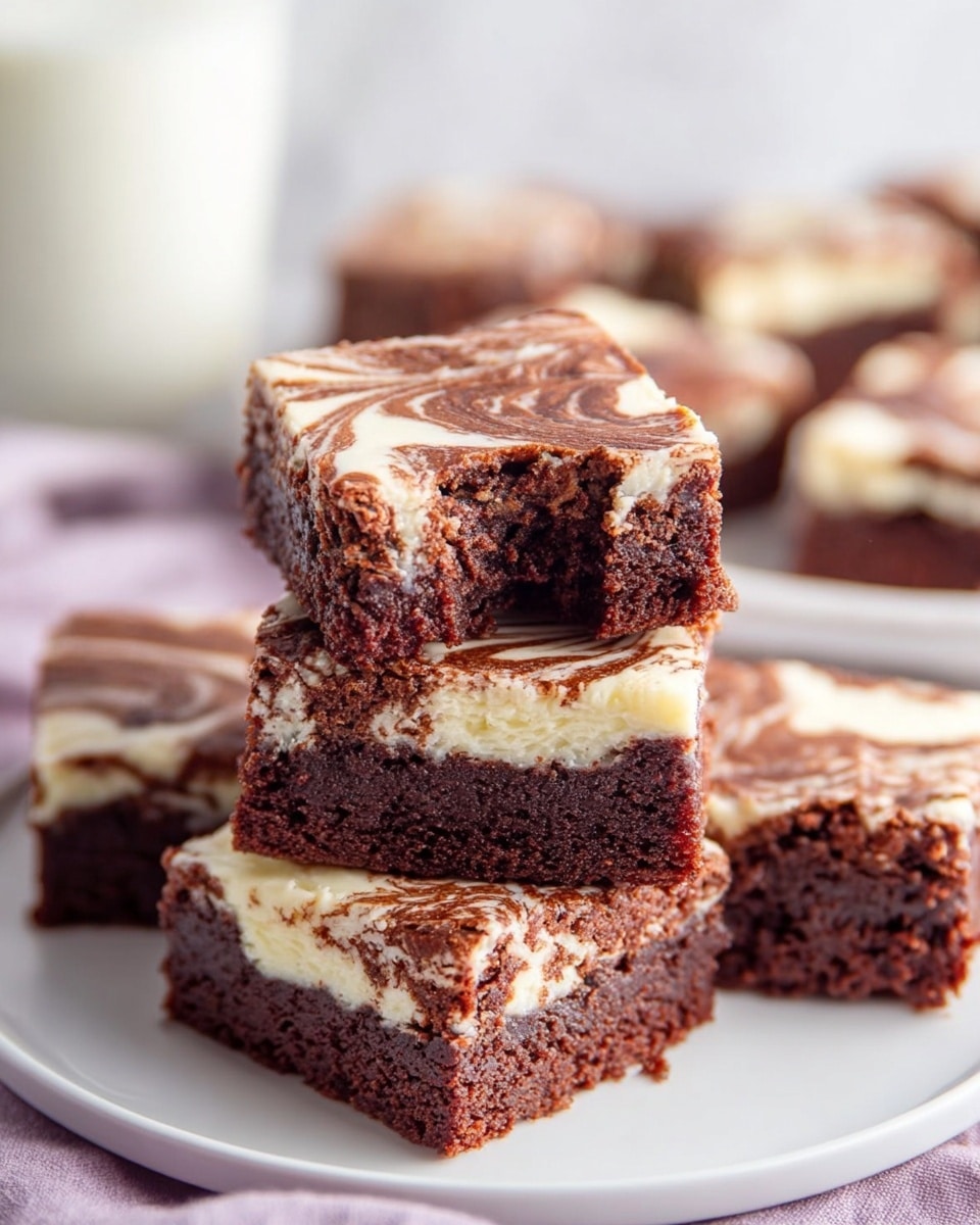 Cream Cheese Swirled Brownies Recipe