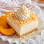 Peaches and Cream Dessert Bars Recipe