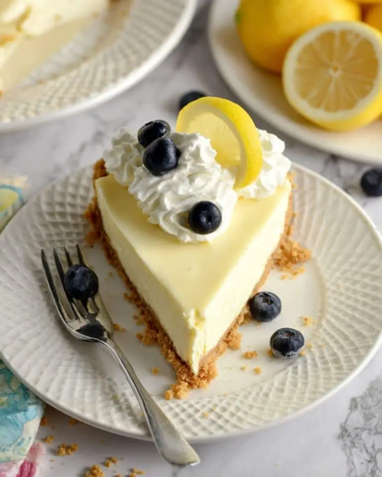 Lemonade Kool Aid Cream Cheese Pie with Fresh Berries Recipe