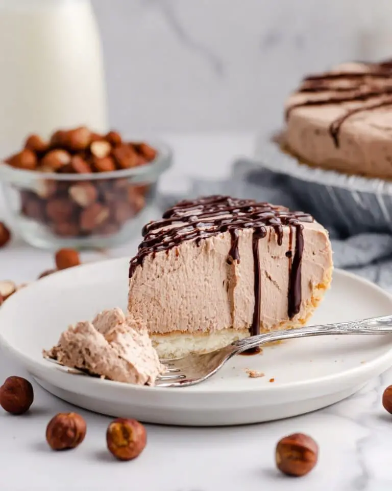 Easy No-Bake Nutella Pie Recipe