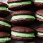Chocolate Chip Whoopie Pies with Mint Filling Recipe