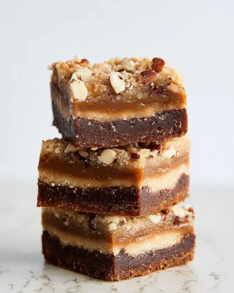 Caramel Pecan Blondies Recipe