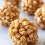 Peanut Butter Popcorn Balls Recipe