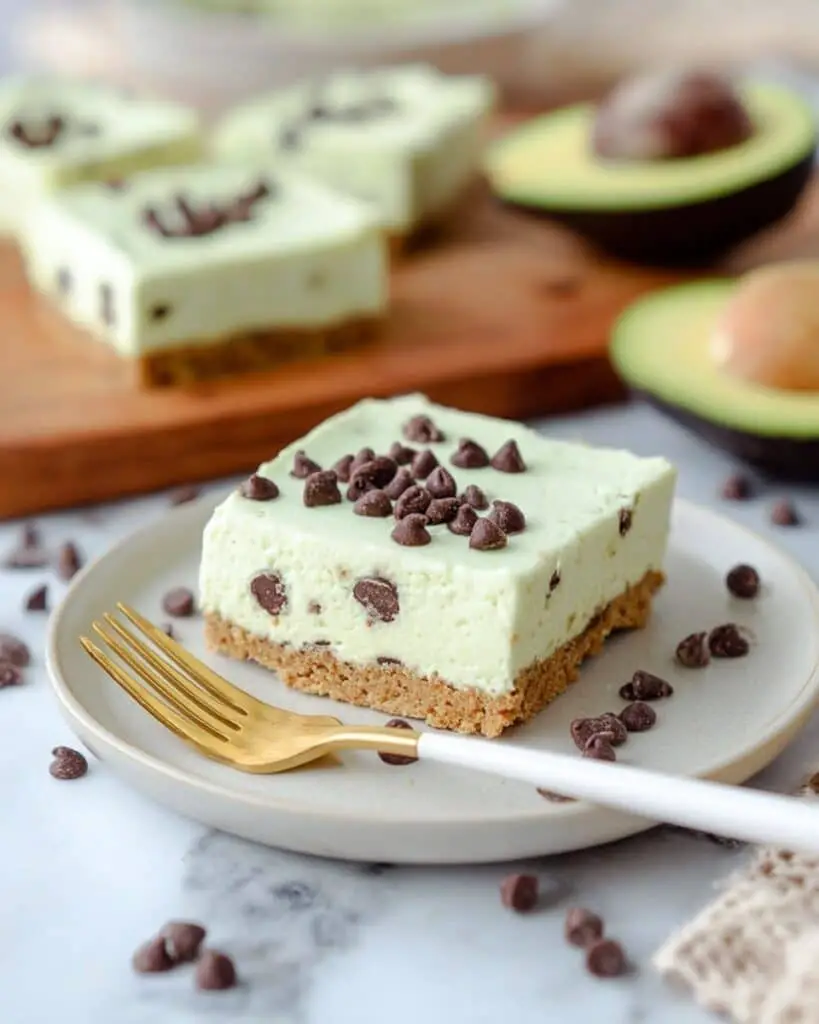 Avocado Cheesecake Bars Recipe