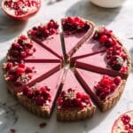 Vegan Cranberry Pomegranate Tart Recipe