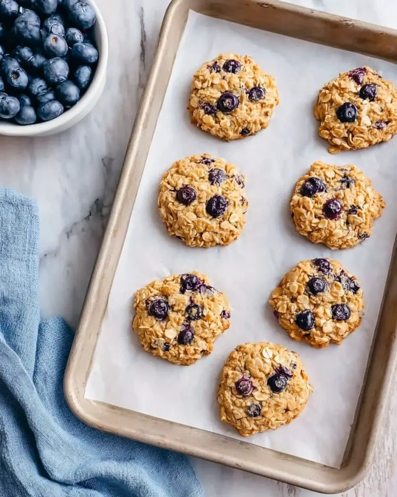 Chewy Blueberry Oatmeal Cookies Recipe