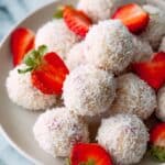 No Bake Strawberry Coconut Truffles Recipe