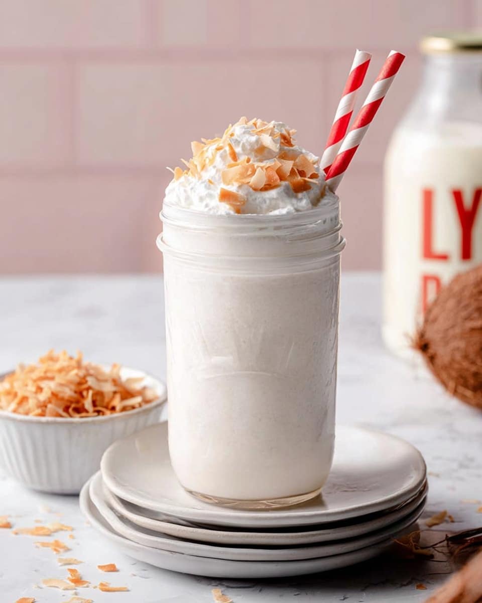 Creamy Coconut Milkshake Recipe