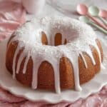 Banana Coconut Bundt Cake with Coconut Icing Recipe