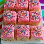 Easy Funfetti Cake Batter Cookie Bars Recipe