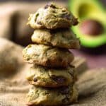 Avocado Cookies with Chocolate Chips and Pistachios Recipe