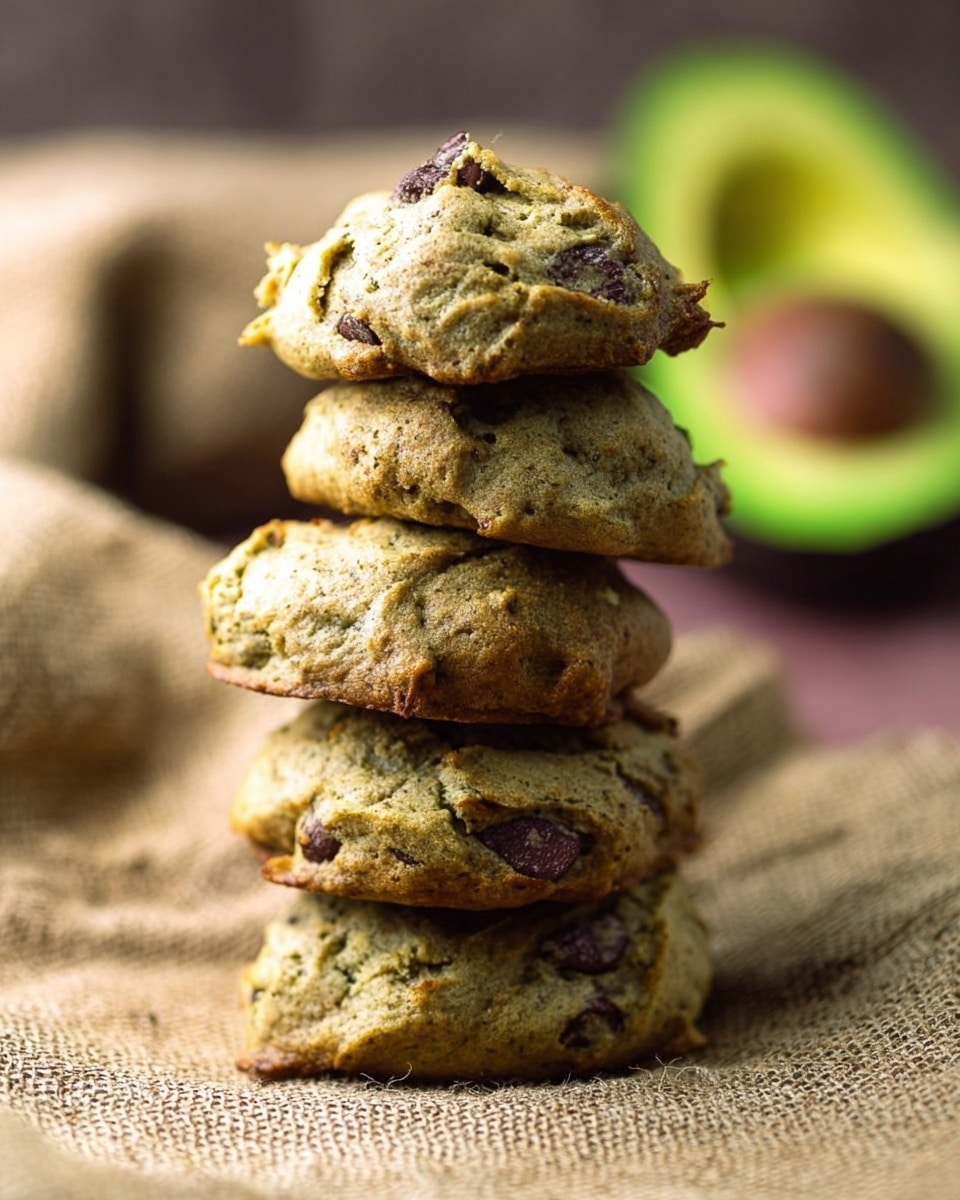 Avocado Cookies with Chocolate Chips and Pistachios Recipe