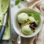 Vegan Avocado Ice Cream with Mint and Lemon Recipe