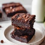 Double Chocolate Avocado Brownies Recipe