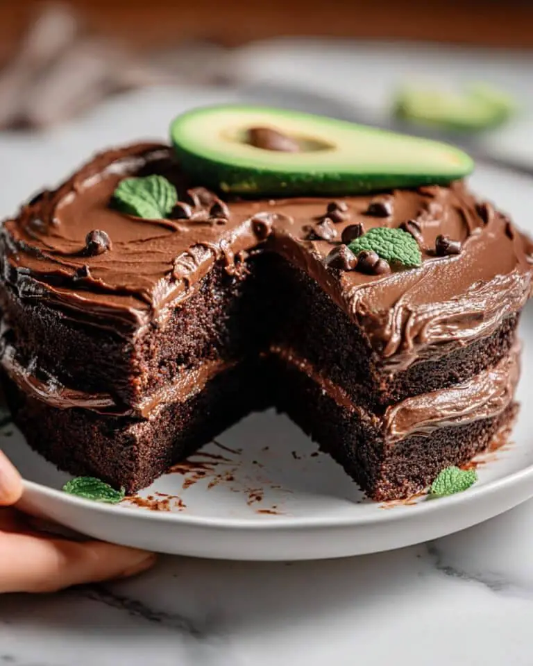 Vegan Chocolate Avocado Cake Recipe